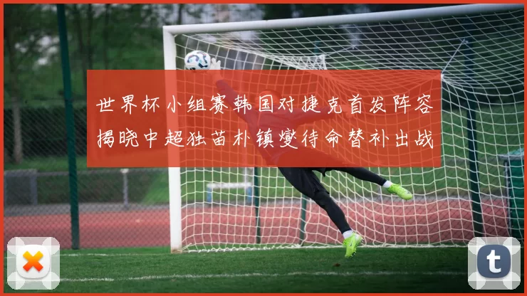 世界杯小组赛韩国对捷克首发阵容揭晓中超独苗朴镇燮待命替补出战